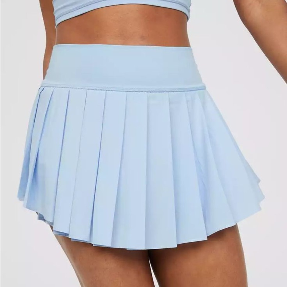 OFFLINE by Aerie Blue Pleated Skort
